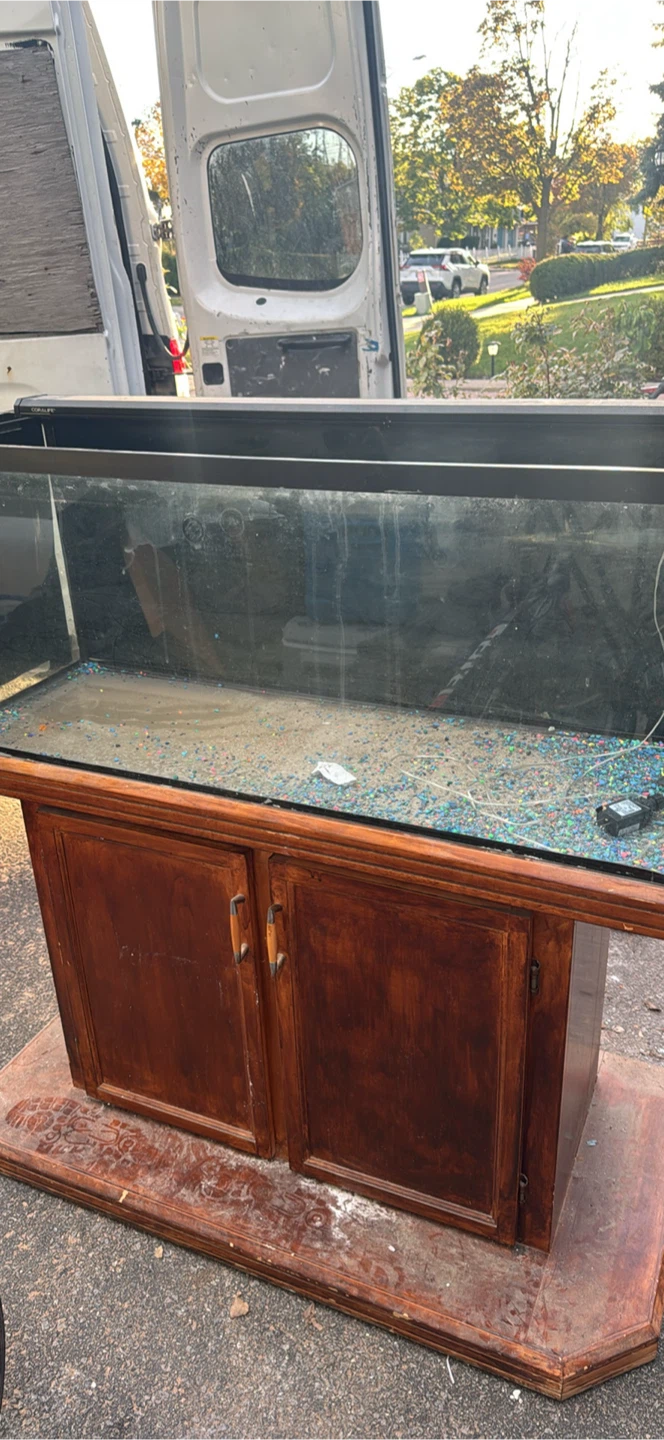 Large Fish Tank with Cabinet Stand - photo 2