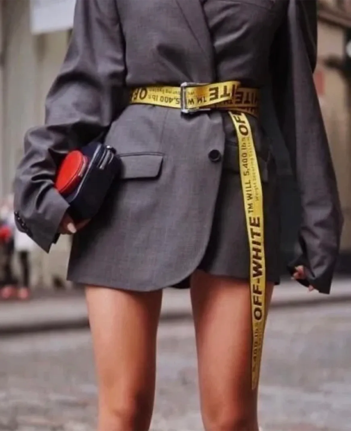 Off-White Industrial Belt Yellow thumbnail