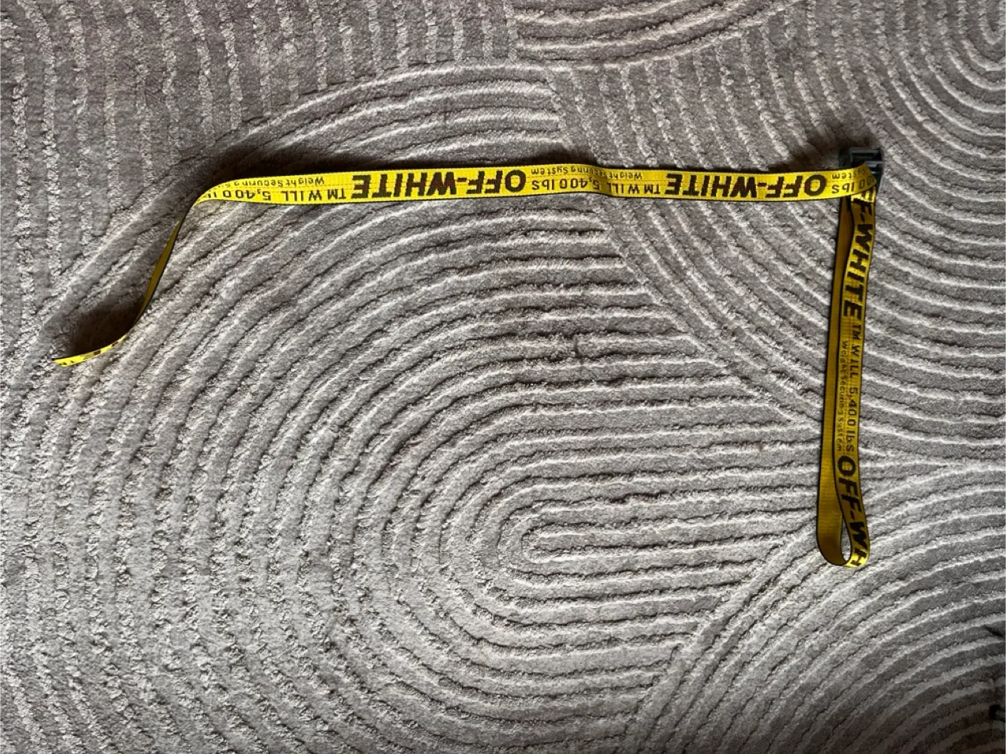 Off-White Industrial Belt Yellow image indicator(3)