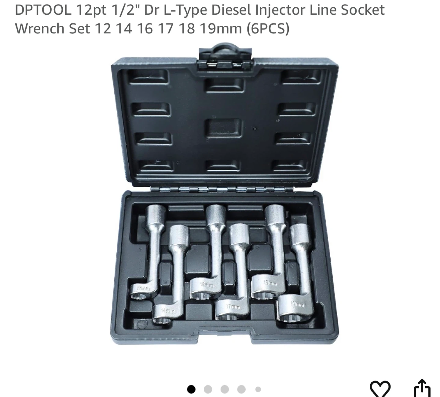 Diesel Injector Line Socket Wrench Set