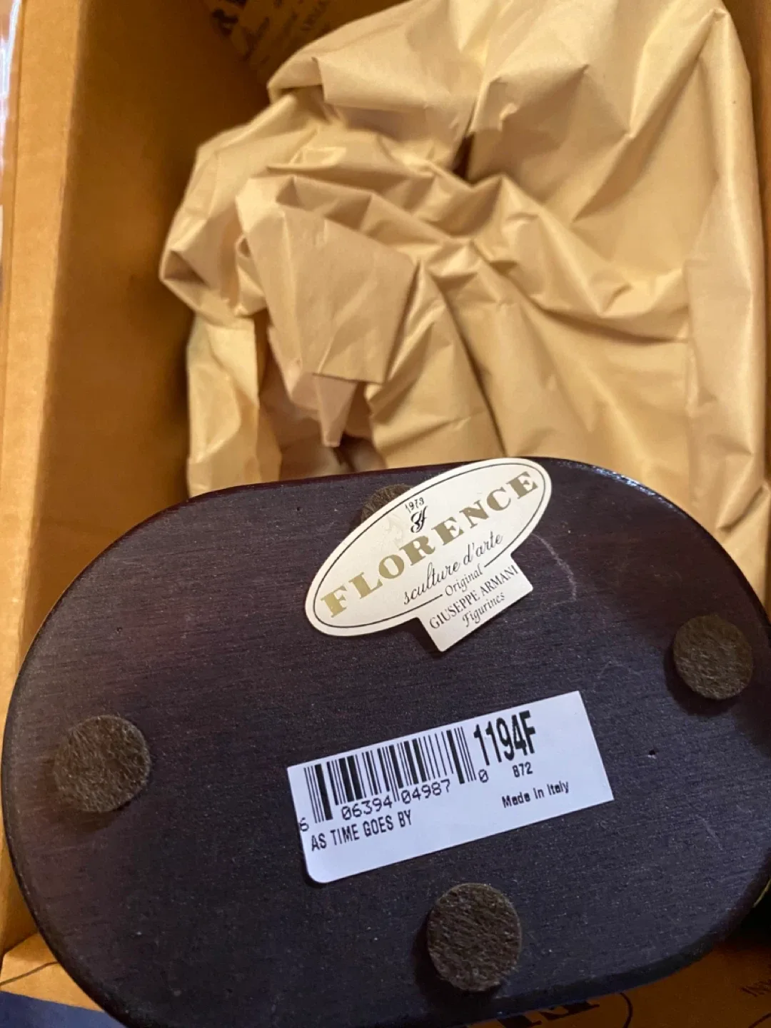 Florence Giuseppe Armani Figurine - As Time Goes By image indicator(2)