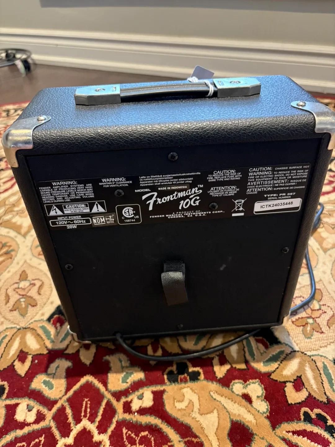 Fender Frontman 10G Guitar Amplifier image indicator(3)