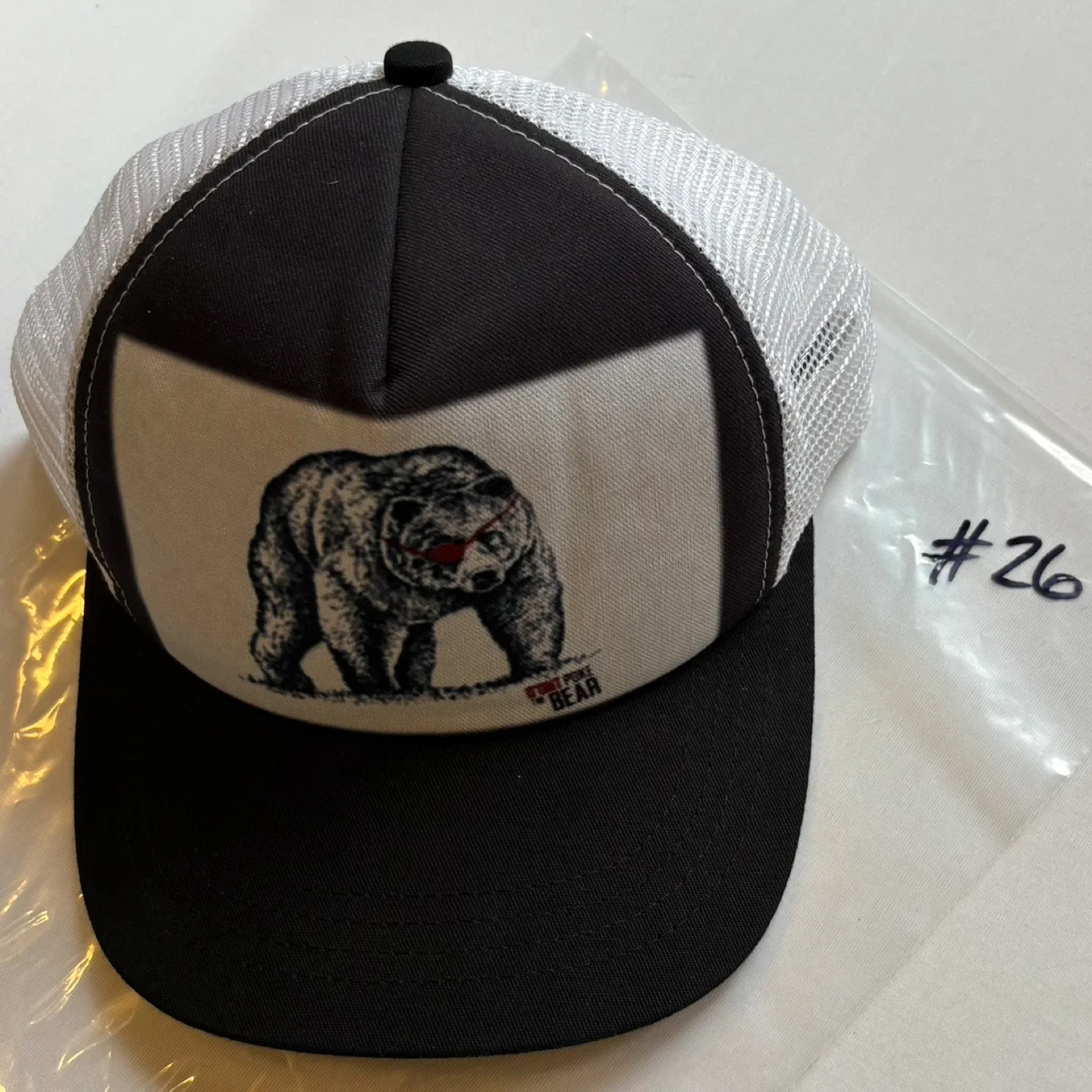 D Ont Poke The Bear Wine Trucker Hat Snapback Cap Bear Graphic image indicator(9)