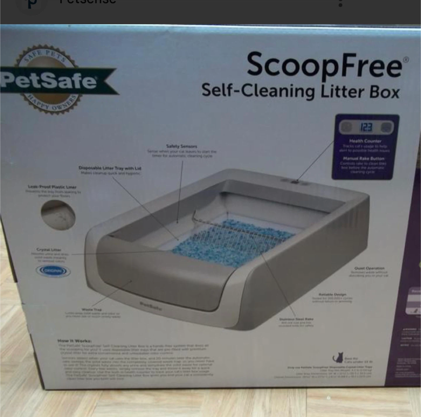 PetSafe ScoopFree Self-Cleaning Litter Box - photo 2