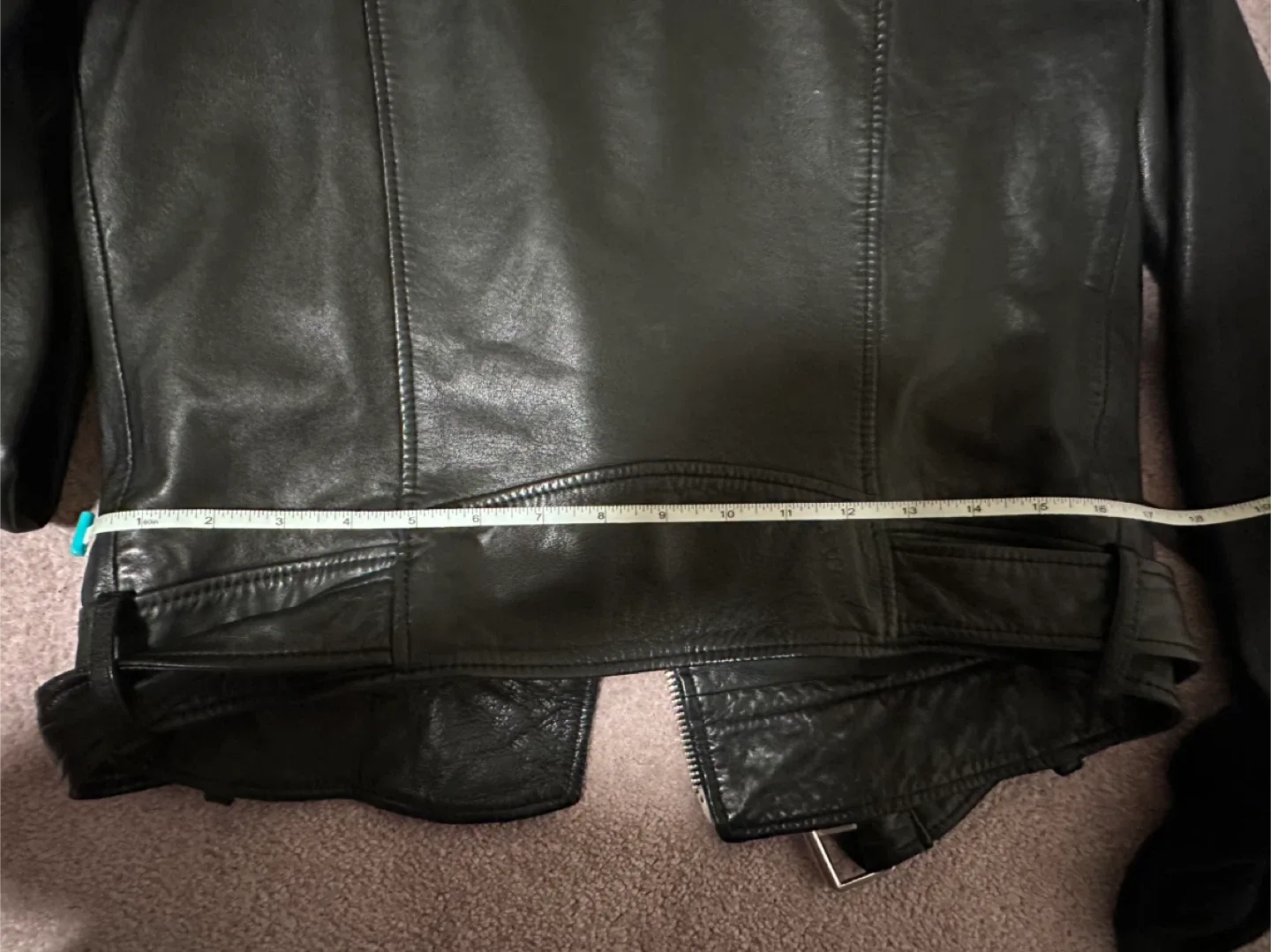 AllSaints Balfern Leather Biker Jacket image indicator(5)