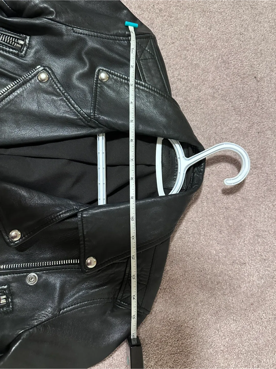 AllSaints Balfern Leather Biker Jacket image indicator(2)
