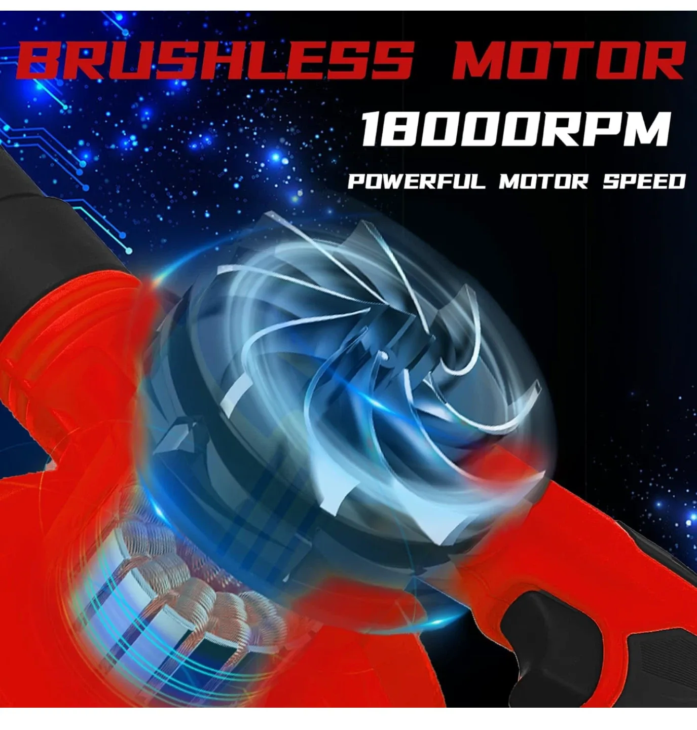 byczone 2 in 1 Blower & Vacuum Cleaner image indicator(3)