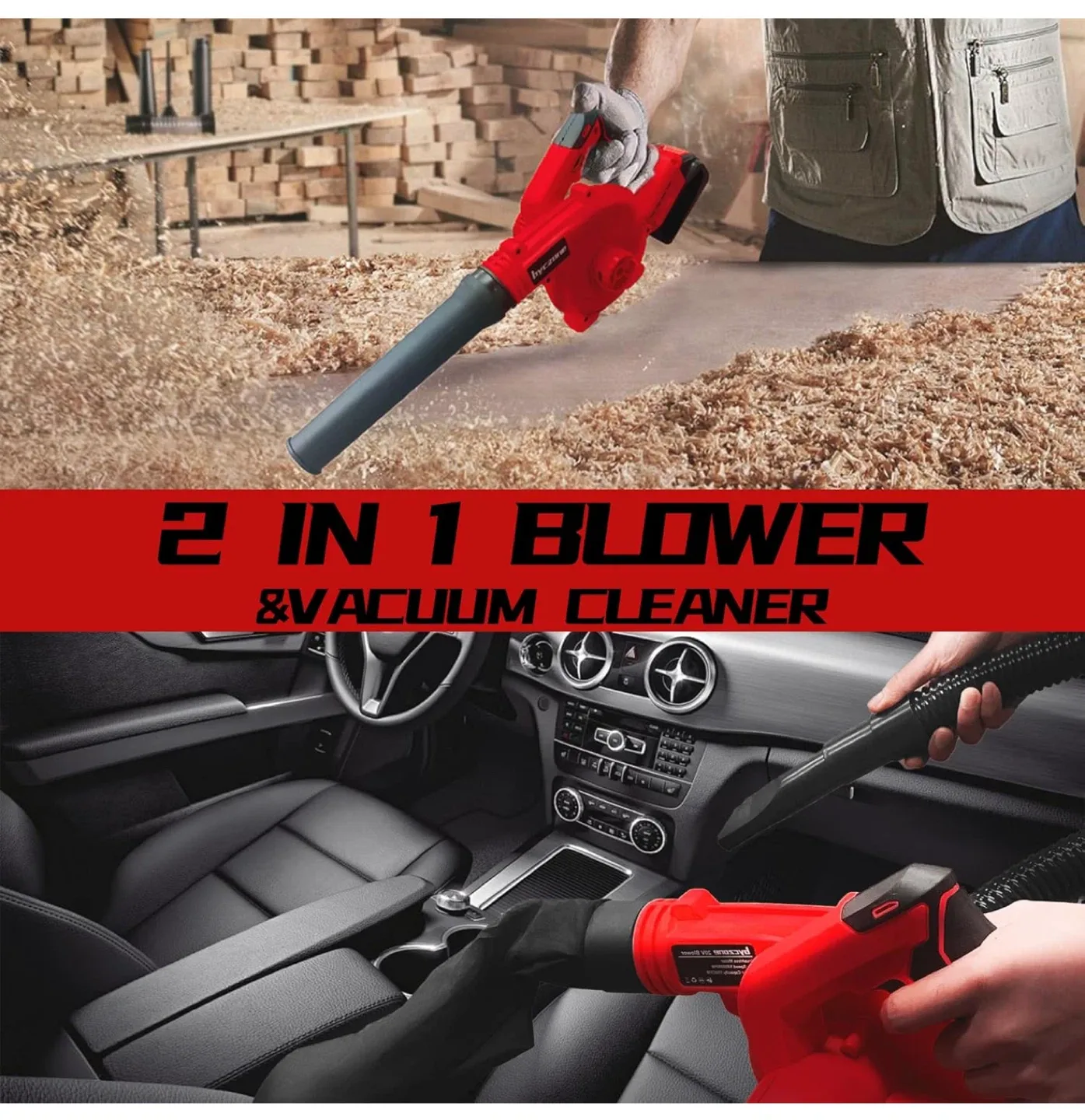 byczone 2 in 1 Blower & Vacuum Cleaner image indicator(4)