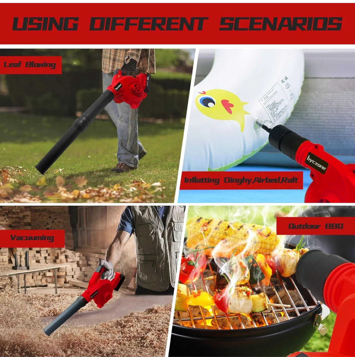 byczone 2 in 1 Blower & Vacuum Cleaner image indicator(5)