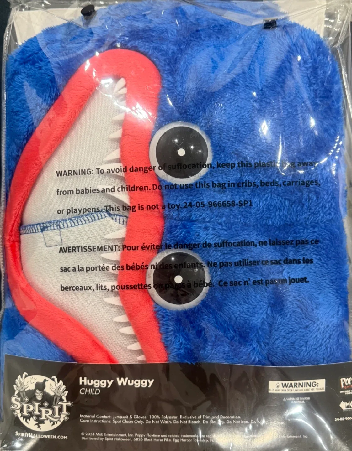 Huggy Wuggy Child Costume - Size XL (14-16) image indicator(2)