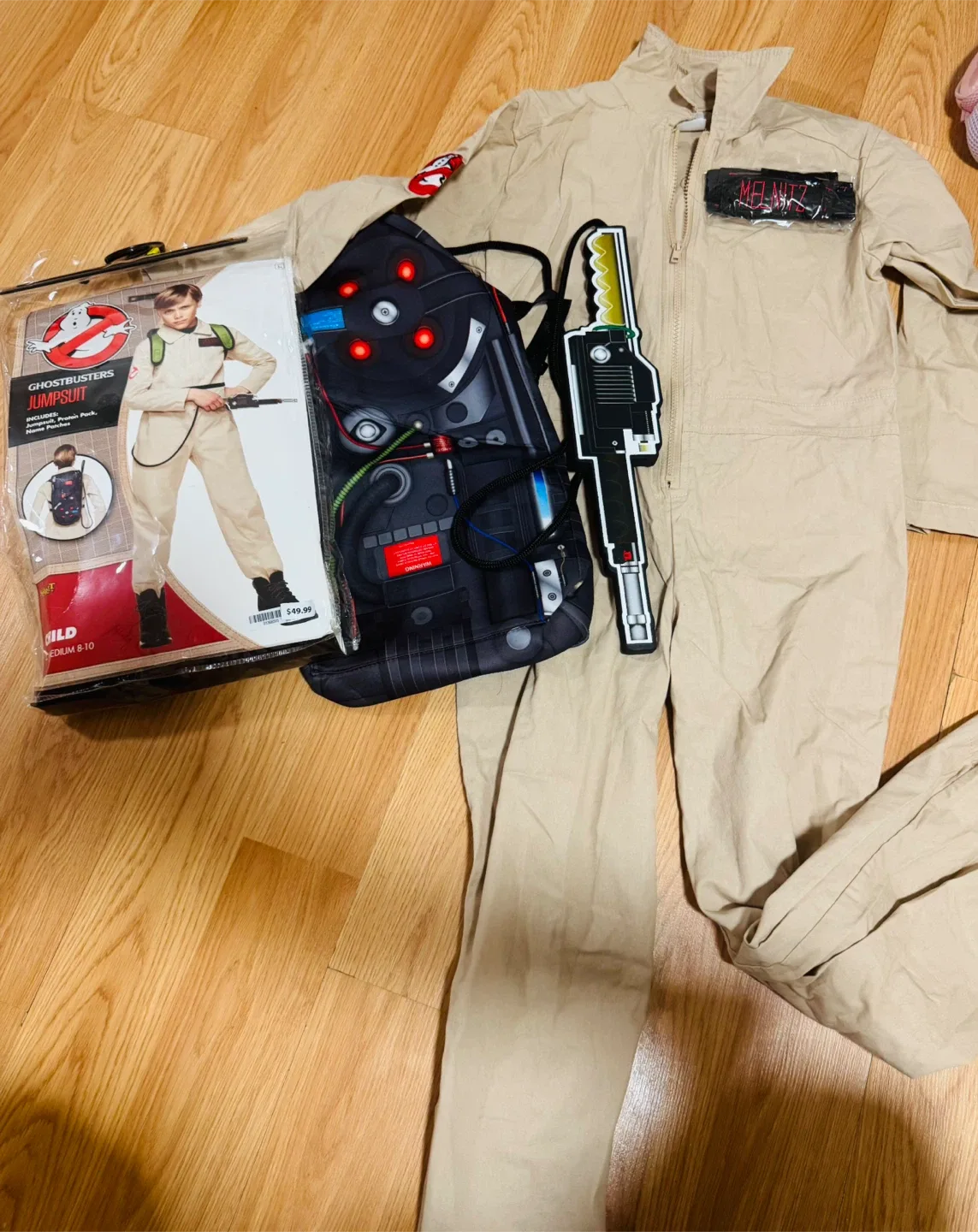 Ghostbusters Jumpsuit - Child Medium (8-10) image indicator(2)