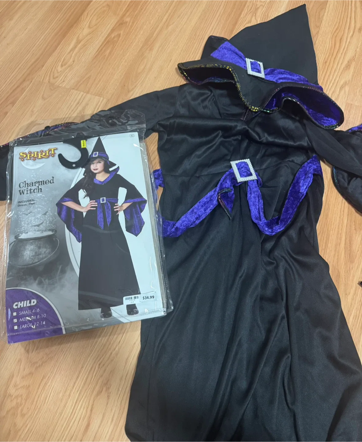Spirit Halloween Charmed Witch Costume - Child Medium image indicator(2)