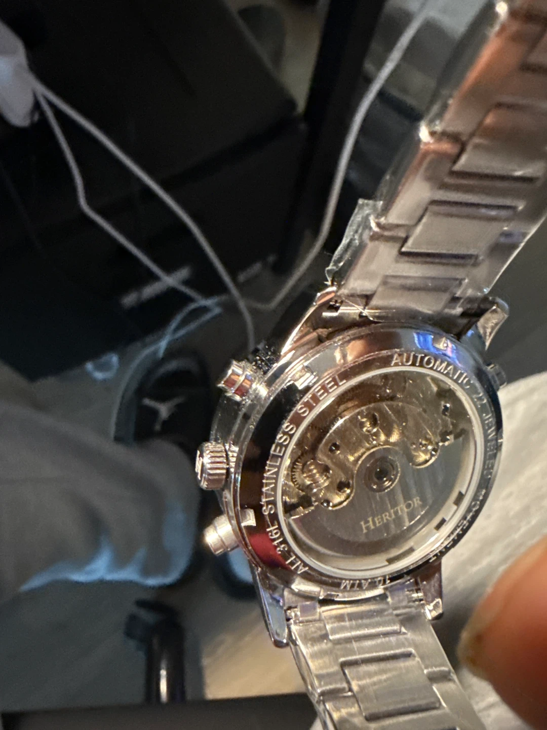 Heritor Automatic Wilhelm Semi-Skeleton Bracelet Watch - photo 3