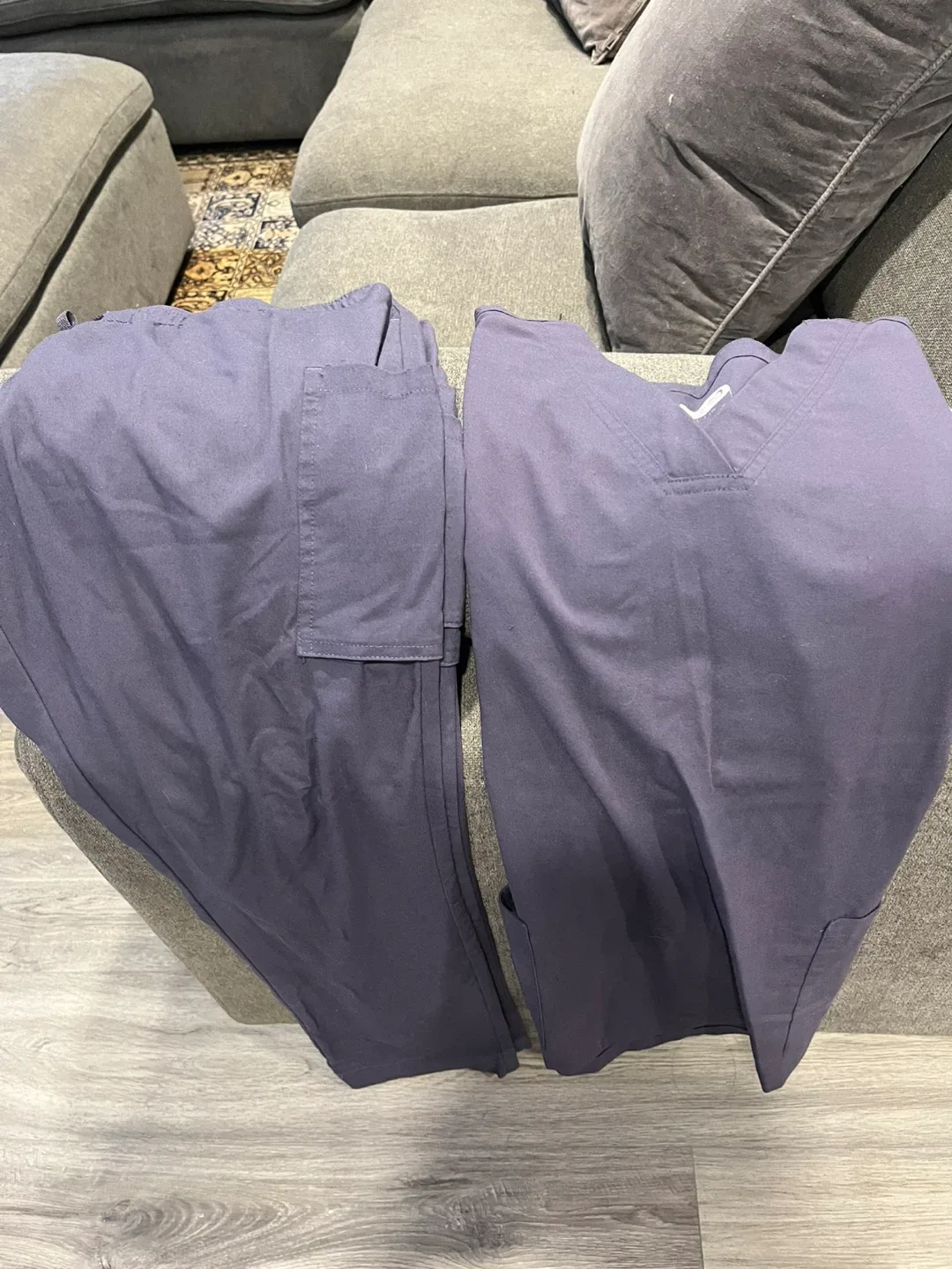 Tops and bottom Scrubs - Navy Blue/ Grey 10.00 each image indicator(4)