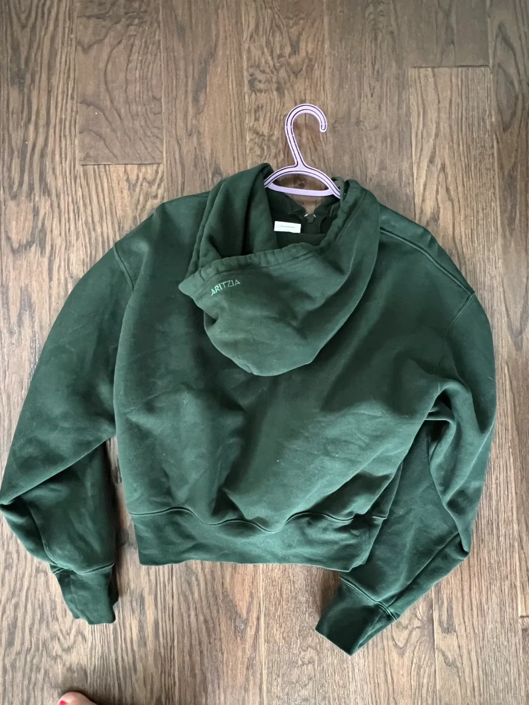 Aritzia Sweatfleece Boyfriend Zip Hoodie - Size S image indicator(3)