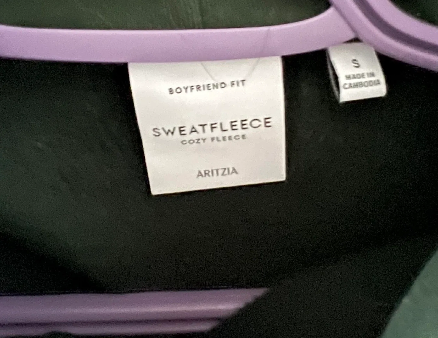 Aritzia Sweatfleece Boyfriend Zip Hoodie - Size S image indicator(4)