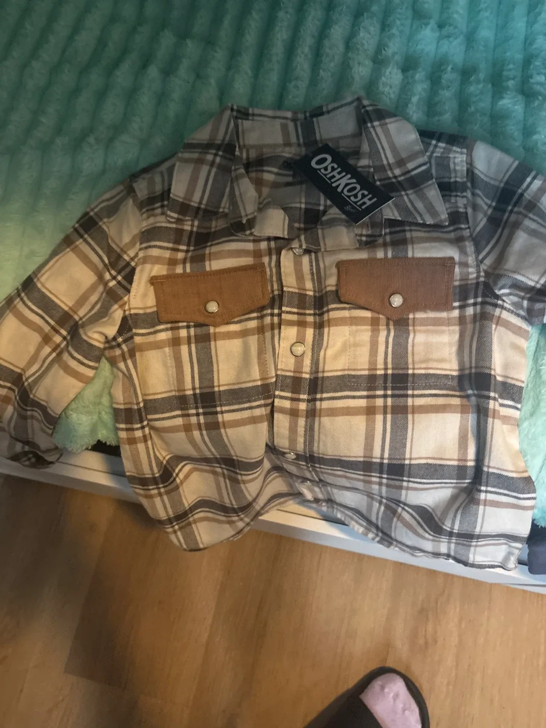OshKosh Plaid Button-Down Shirt