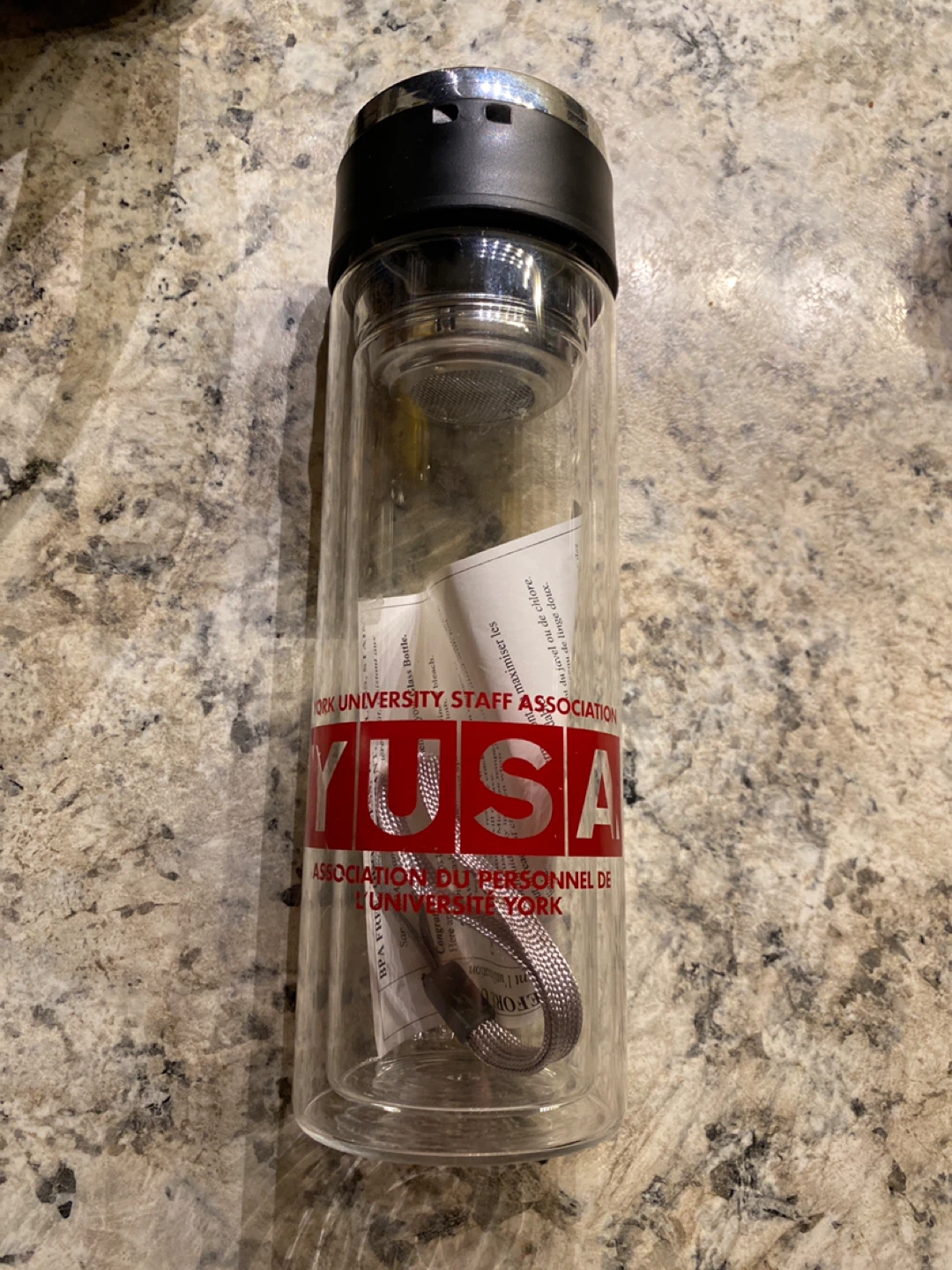 YUSA Water Bottle - York University Staff Association
