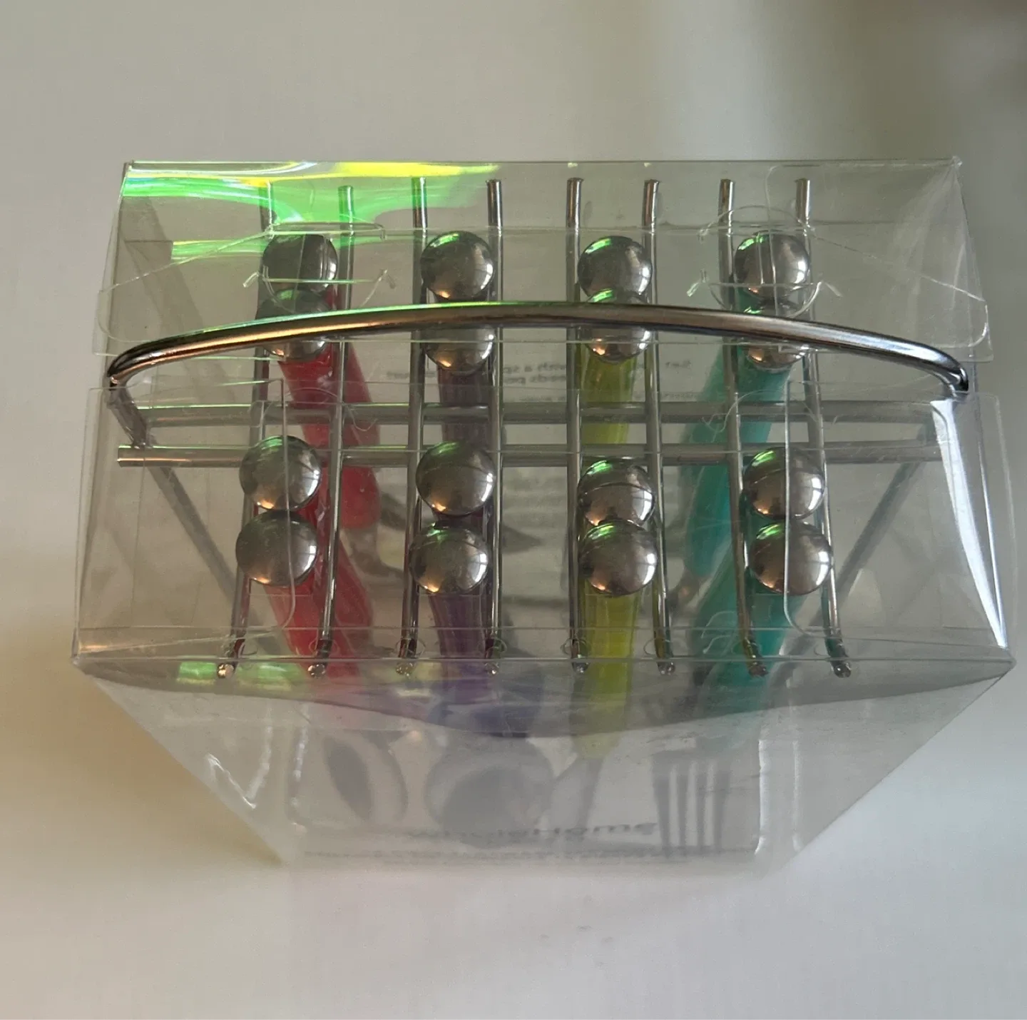 WholeHome Classic 16-Piece Flatware Set with Rack image indicator(2)