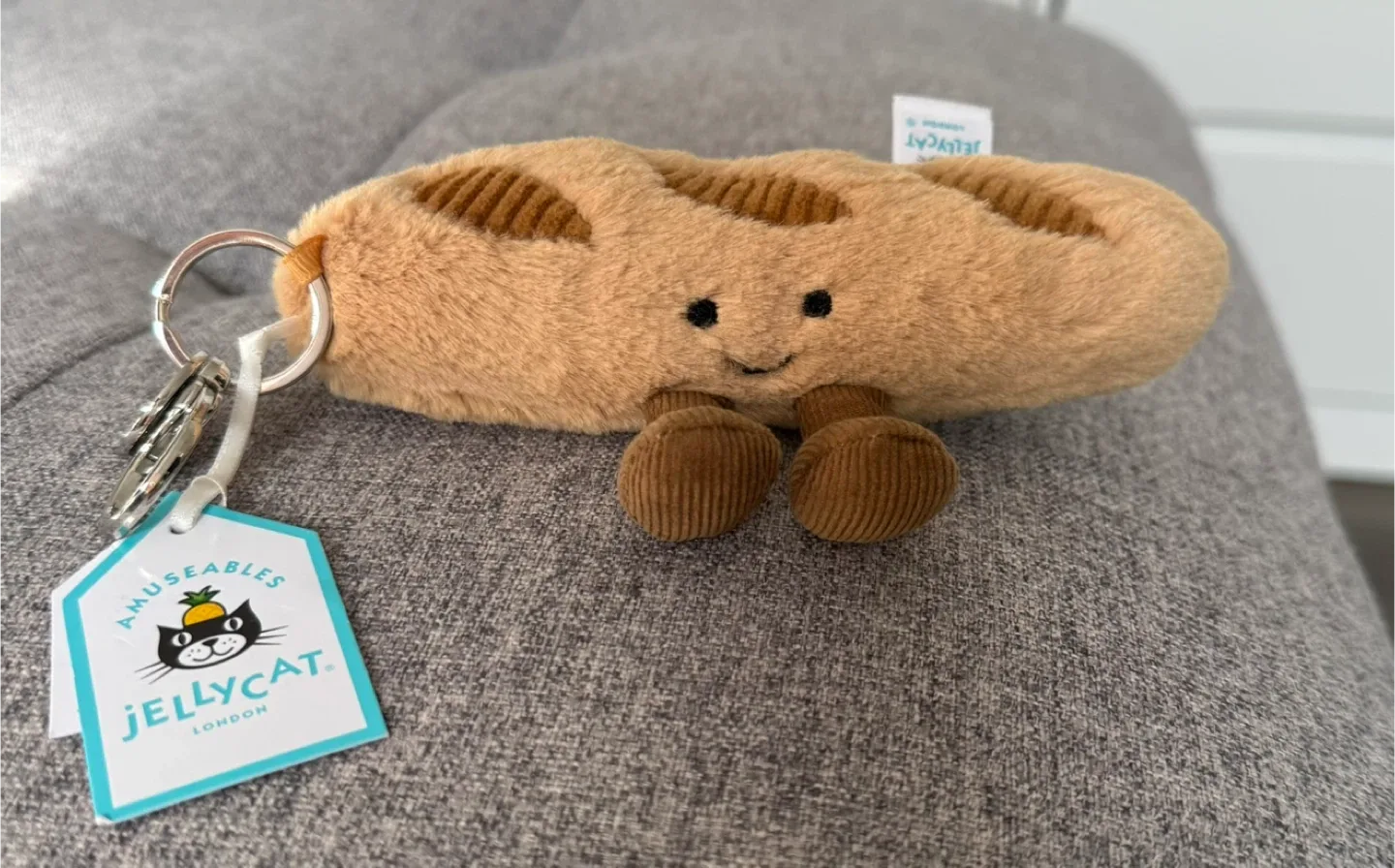 Jellycat Amuseable Baguette Bag Charm thumbnail