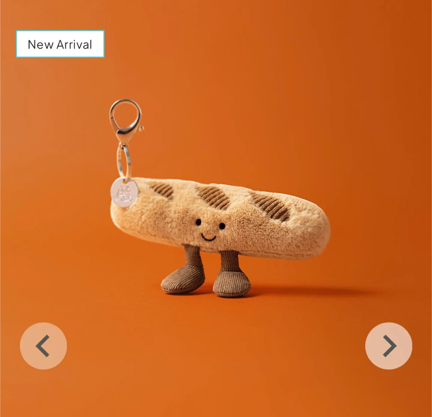 Jellycat Amuseable Baguette Bag Charm image indicator(6)