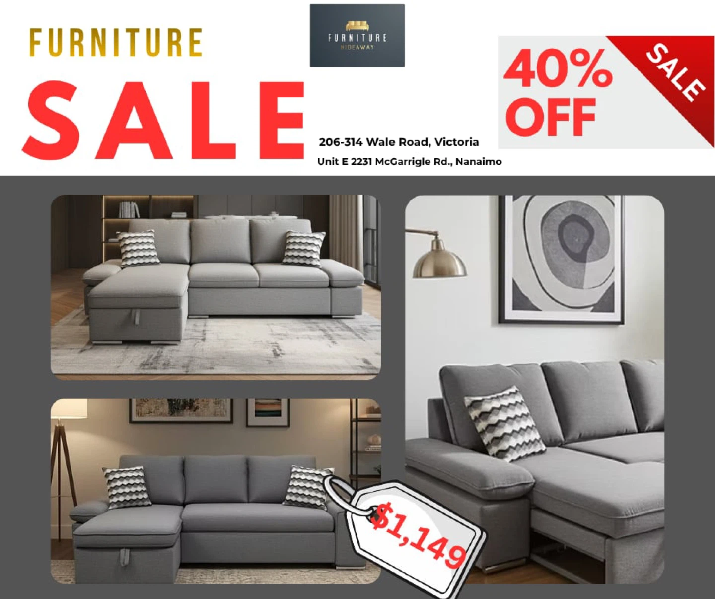 ✨40% OFF Sectional & Sleeper Sofas- Starting at $649‼️😱 - photo 2
