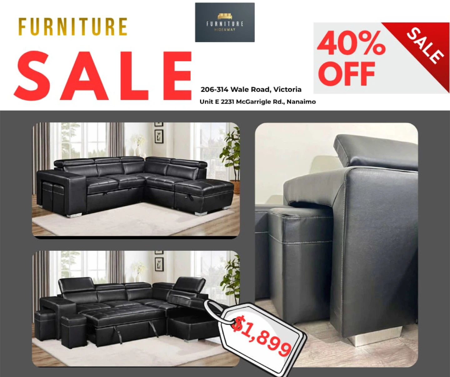 ✨40% OFF Sectional & Sleeper Sofas- Starting at $649‼️😱 - photo 3