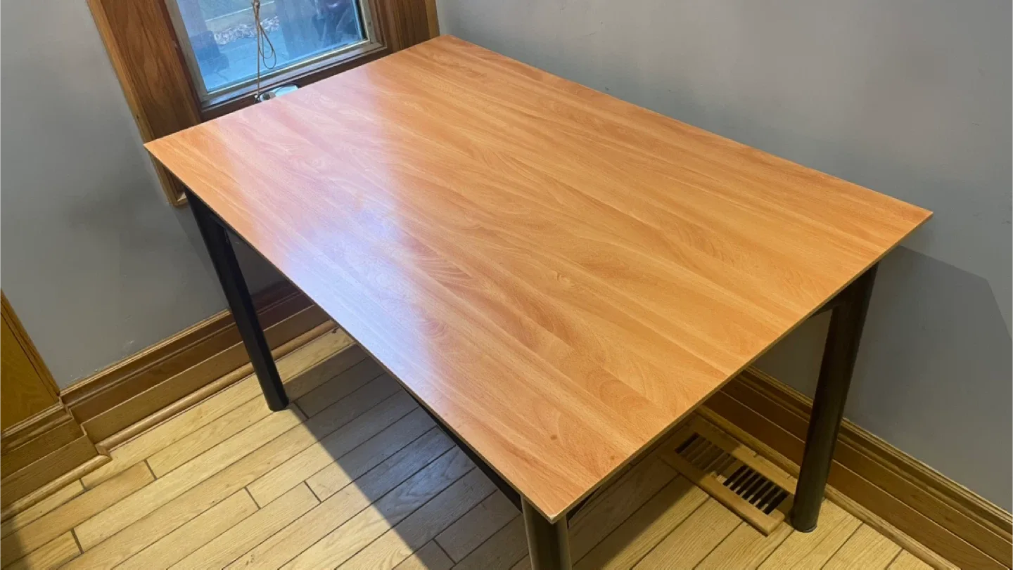 Wood Patterned Desk - 47" x 30"
