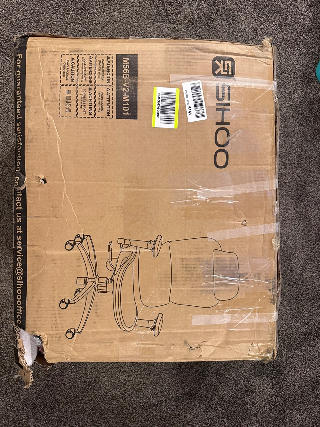 Sihoo Ergonomic Office Chair - M56B (Black)