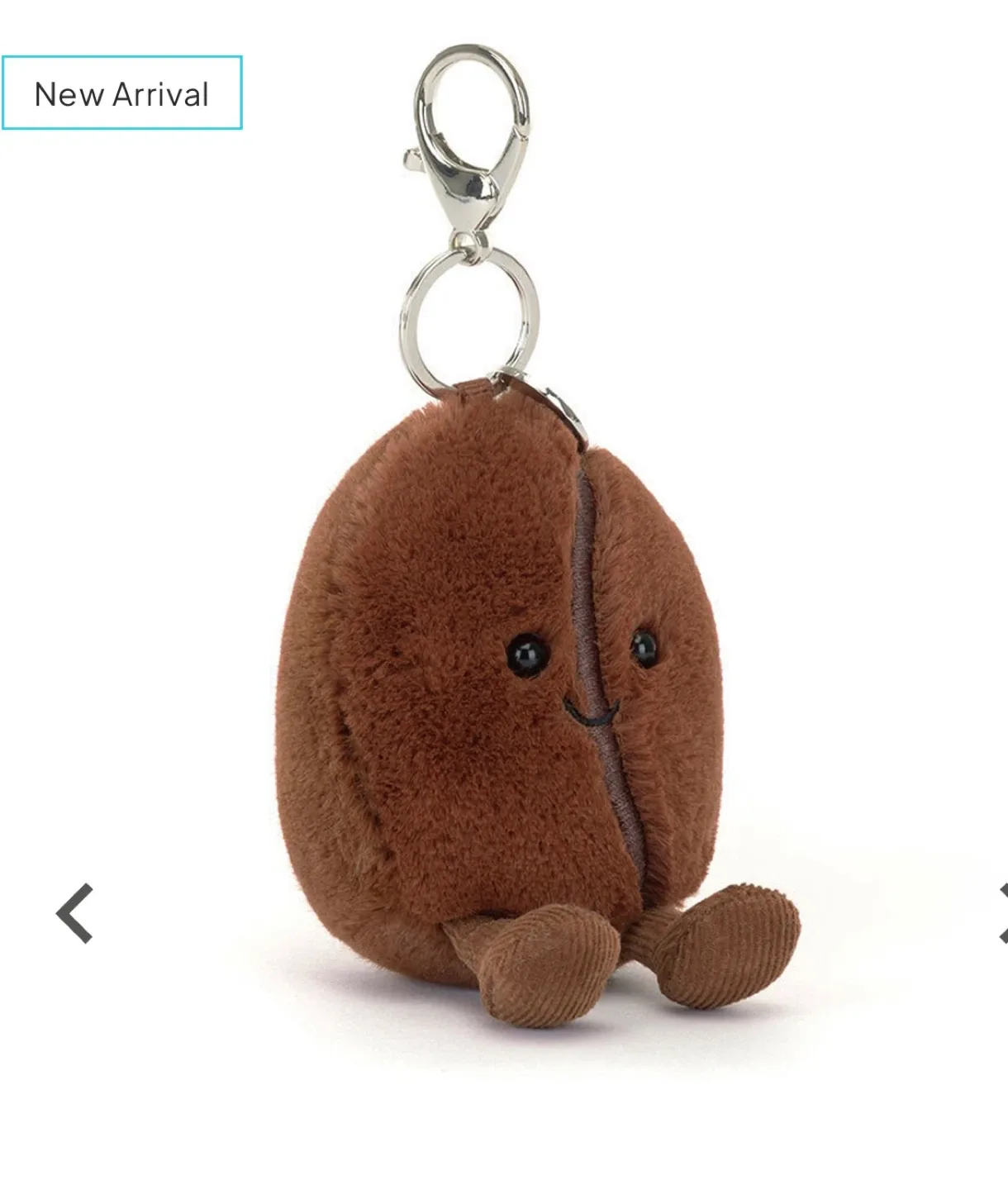 Jellycat Amuseable Coffee Bean Bag Charm image indicator(3)