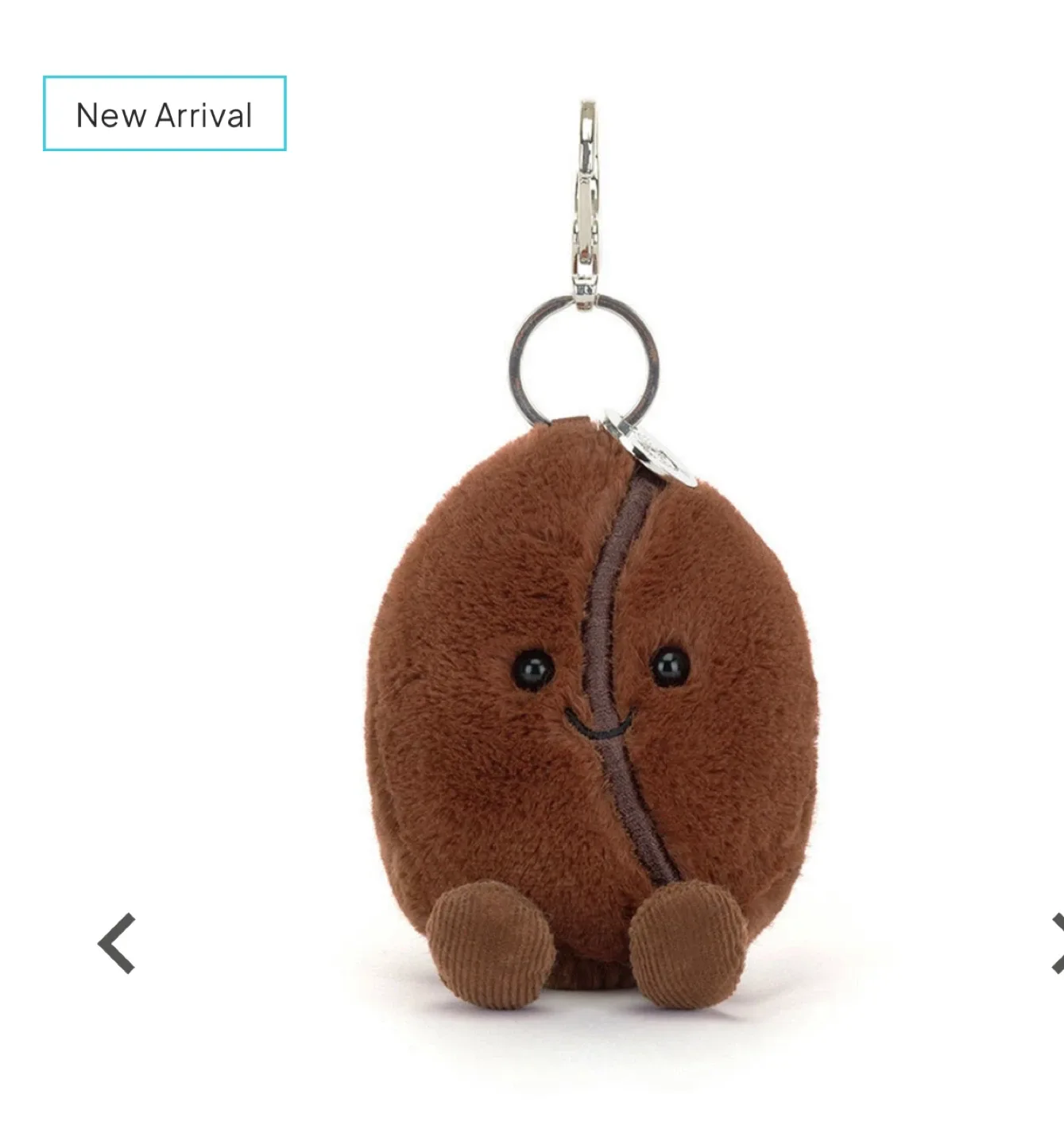 Jellycat Amuseable Coffee Bean Bag Charm image indicator(4)