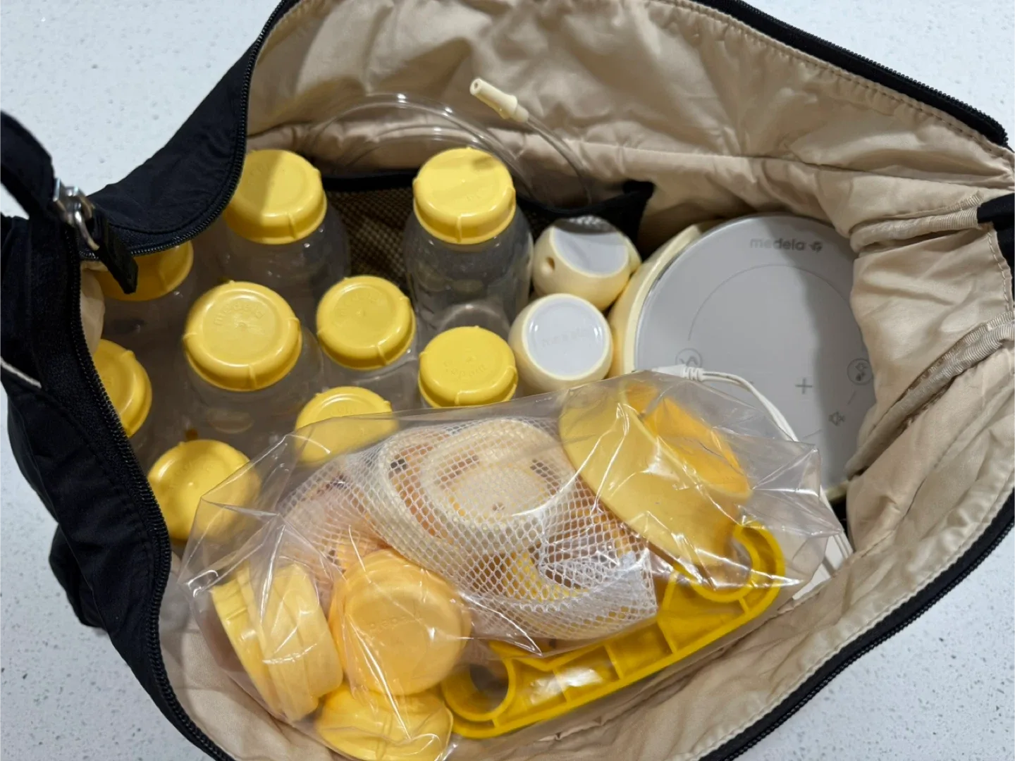 Medela Breast Pump Set & Enfamil Nipples