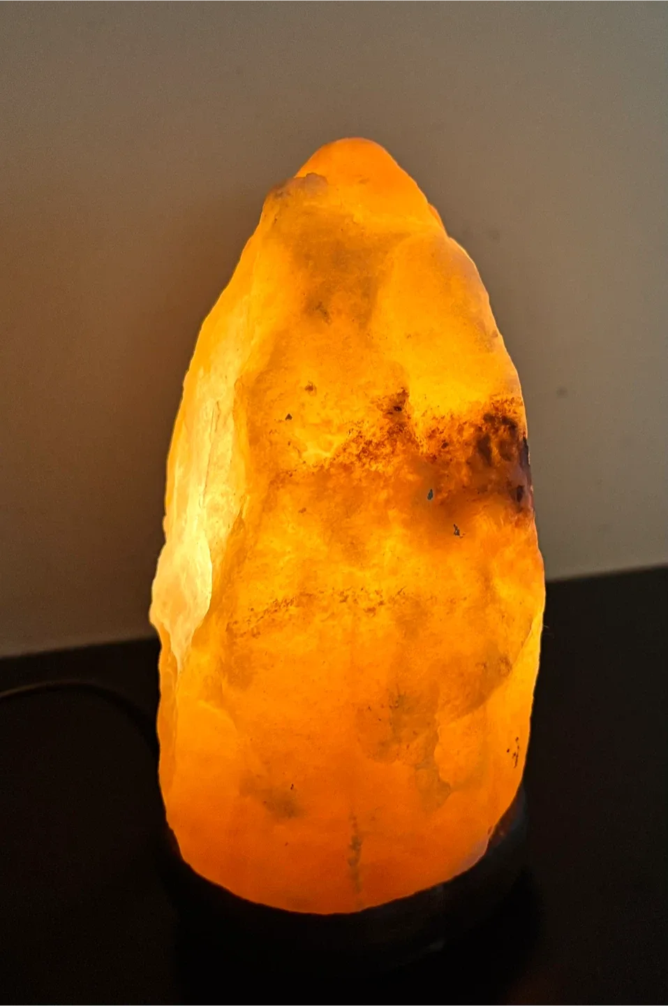 Himalayan Salt Lamp with Wood Base image indicator(4)