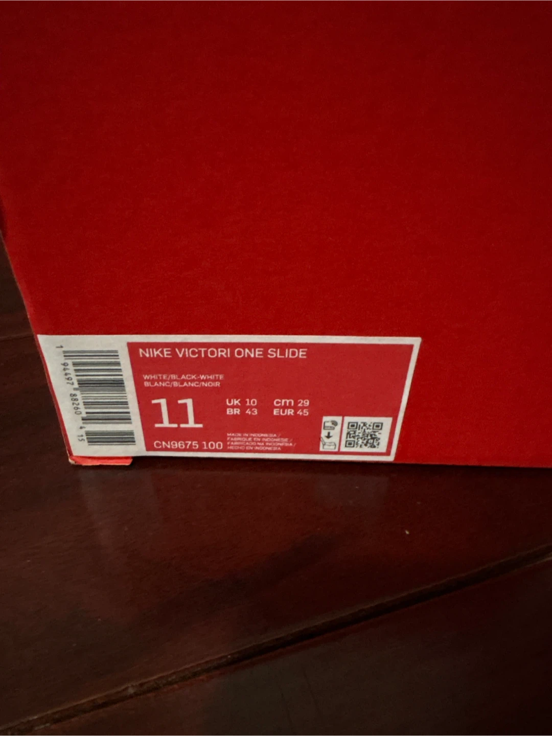Nike Victori One Slide - White, Size 11 - photo 3