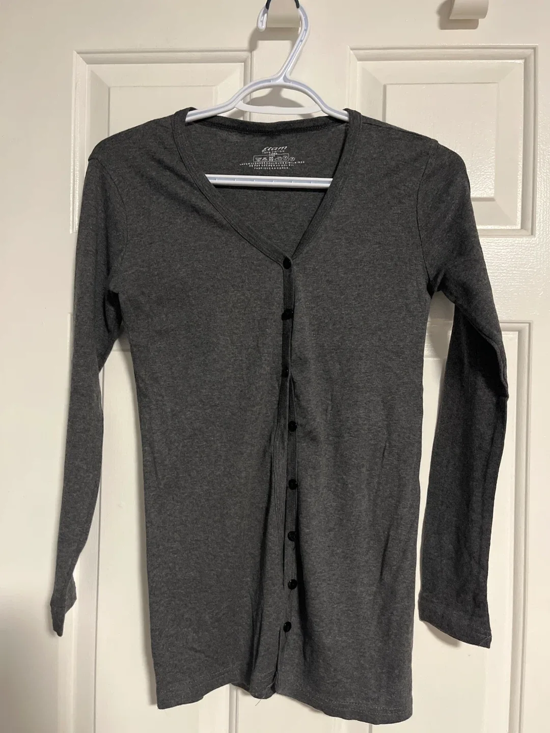 Etam Gray Cardigan - Size Small thumbnail