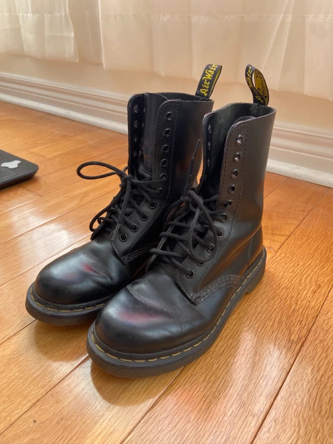 Dr. Martens 1460 Black Leather Boots thumbnail
