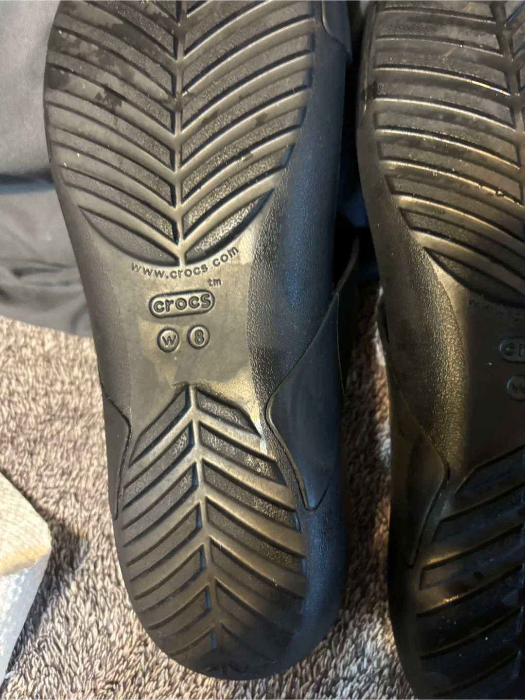 Crocs Women's Serena Slide Black Slip On Comfort Slide Sandals image indicator(10)