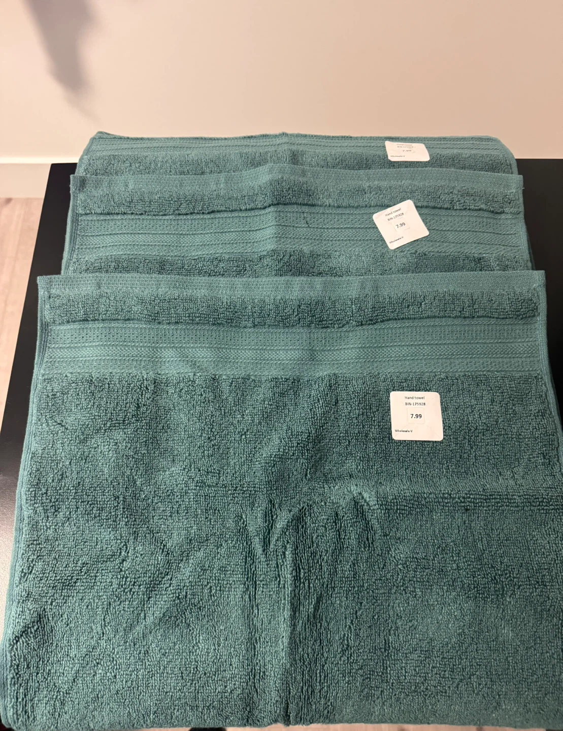 hometrends SPA Hand Towels - Teal, Cotton - photo 4