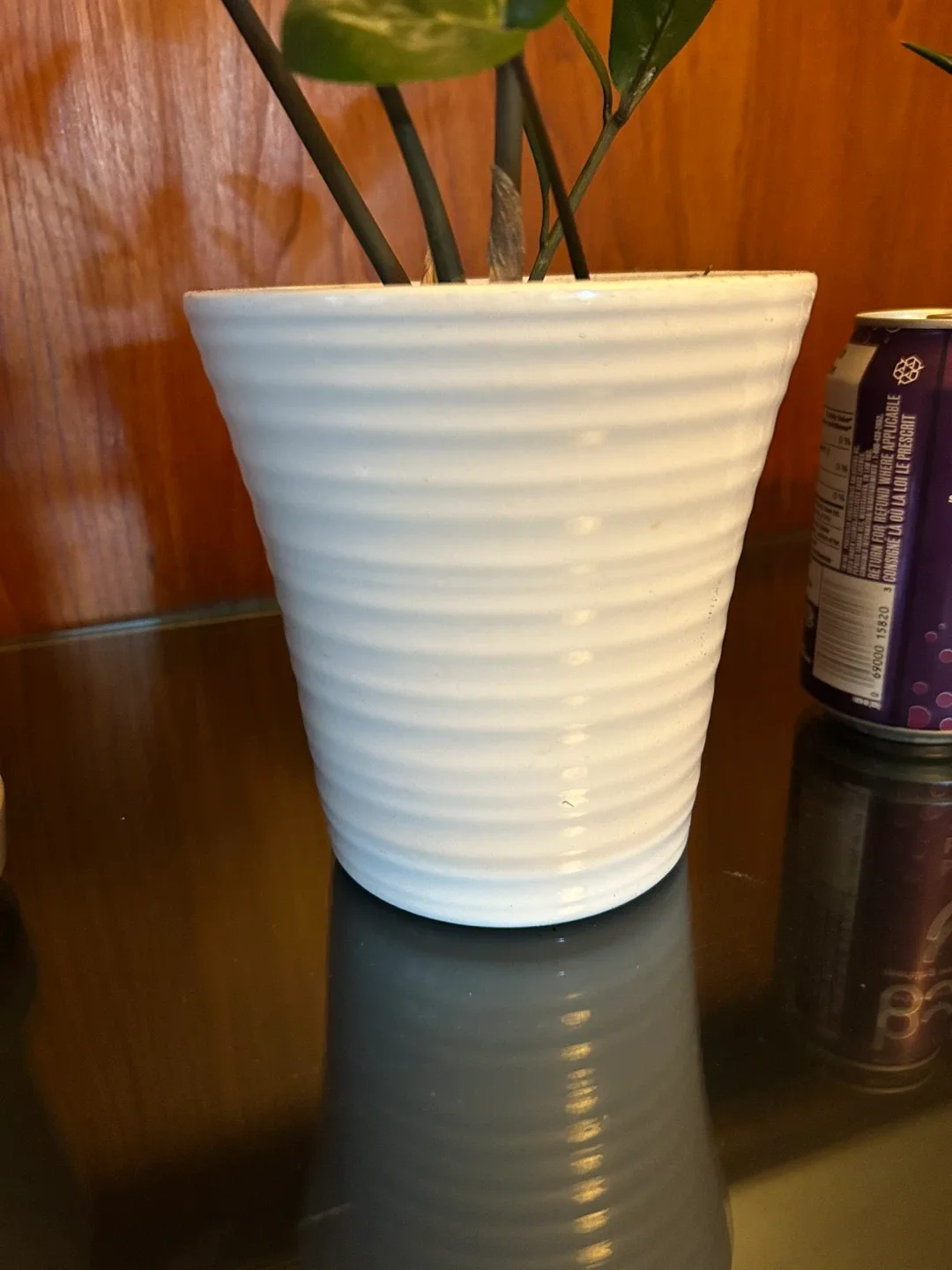$4 each multiple Plant pots 5/6 inch tall white  gardening image indicator(4)