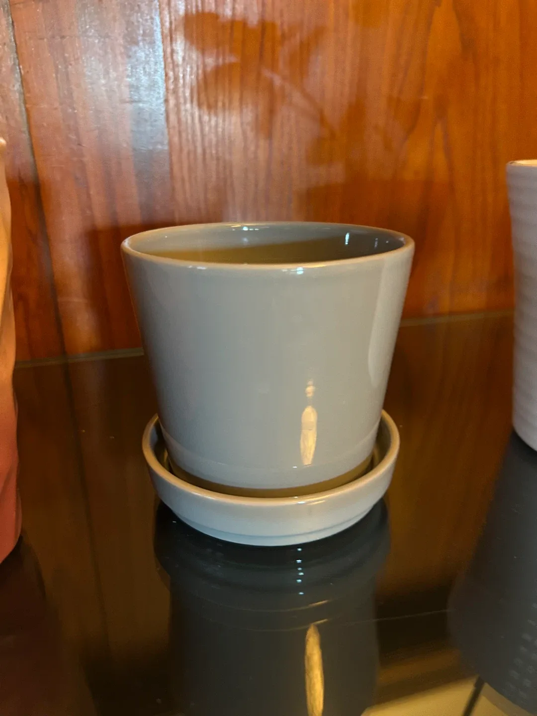 $4 each multiple Plant pots 5/6 inch tall white  gardening image indicator(3)