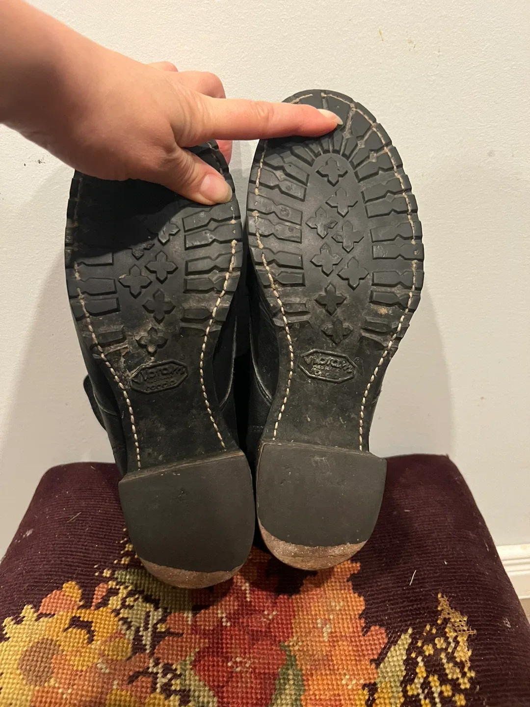 Frye Black Leather Ankle Boots image indicator(7)