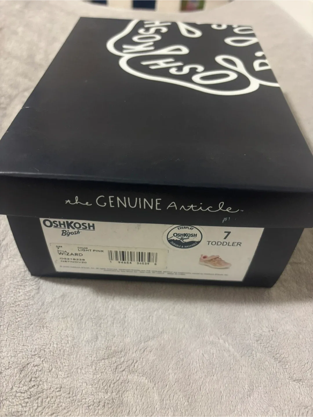 New OshKosh B'gosh Wizard Light Pink Toddler Shoes - Size 7 image indicator(4)