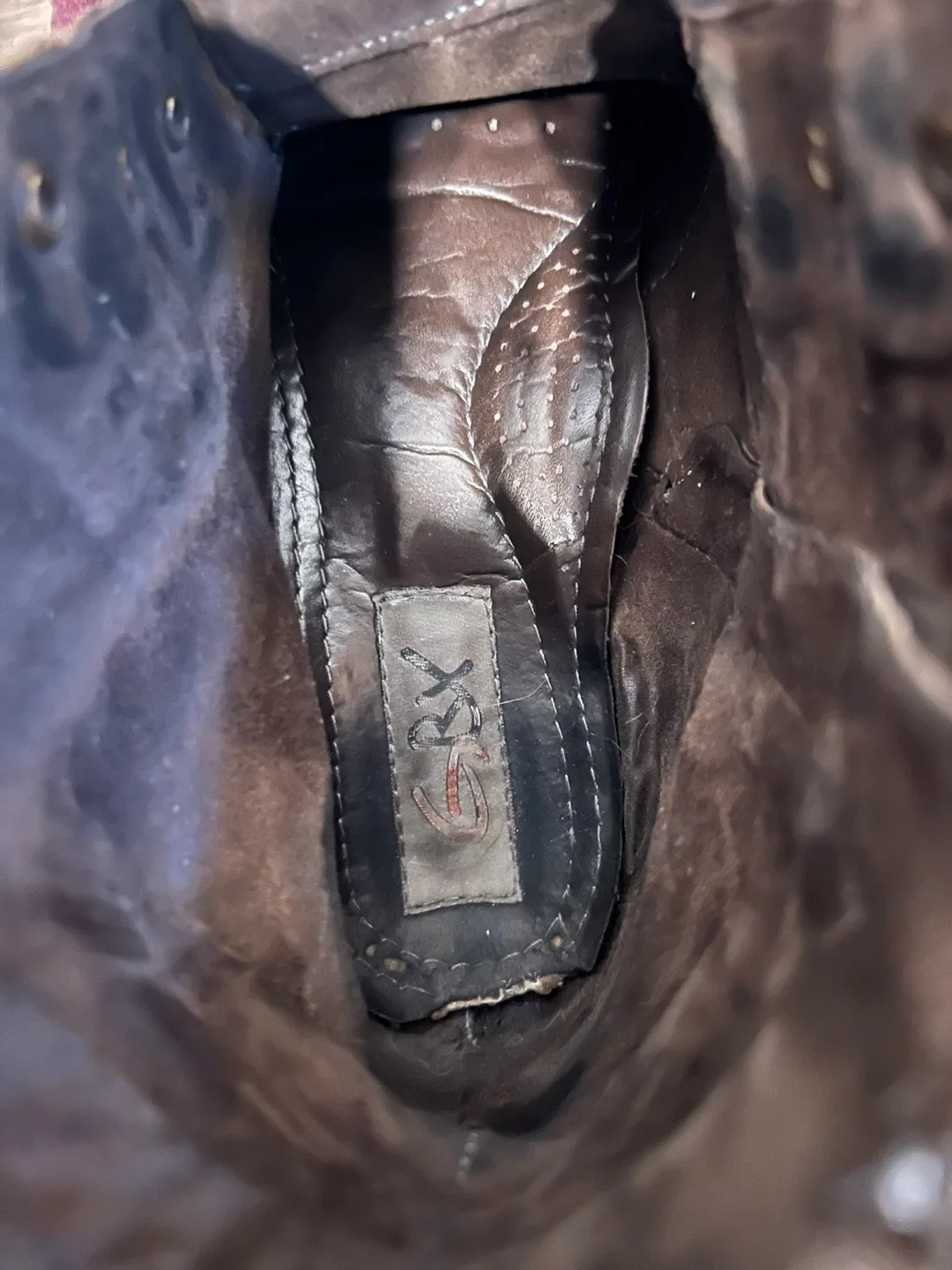 Men's Brown Leather Boots - Size 9.5 image indicator(6)