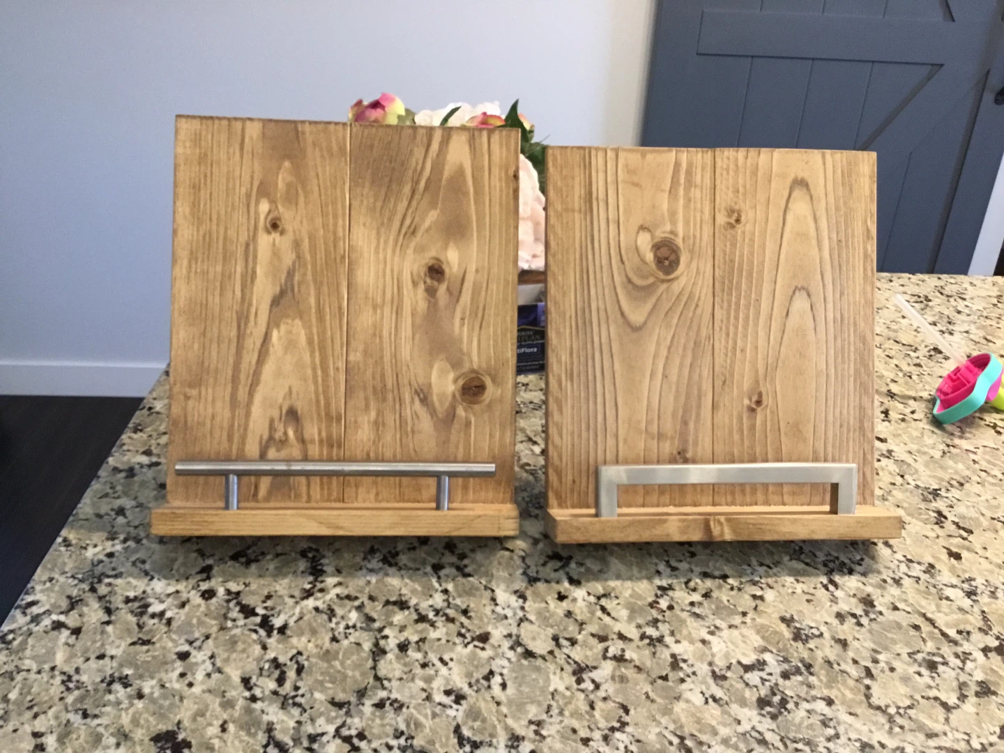 Wooden Cookbook/Tablet Stands