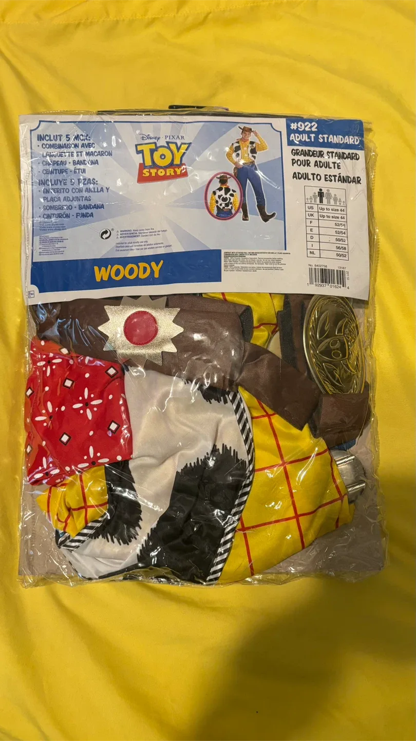 Toy Story Woody Adult Costume - Standard Size image indicator(2)