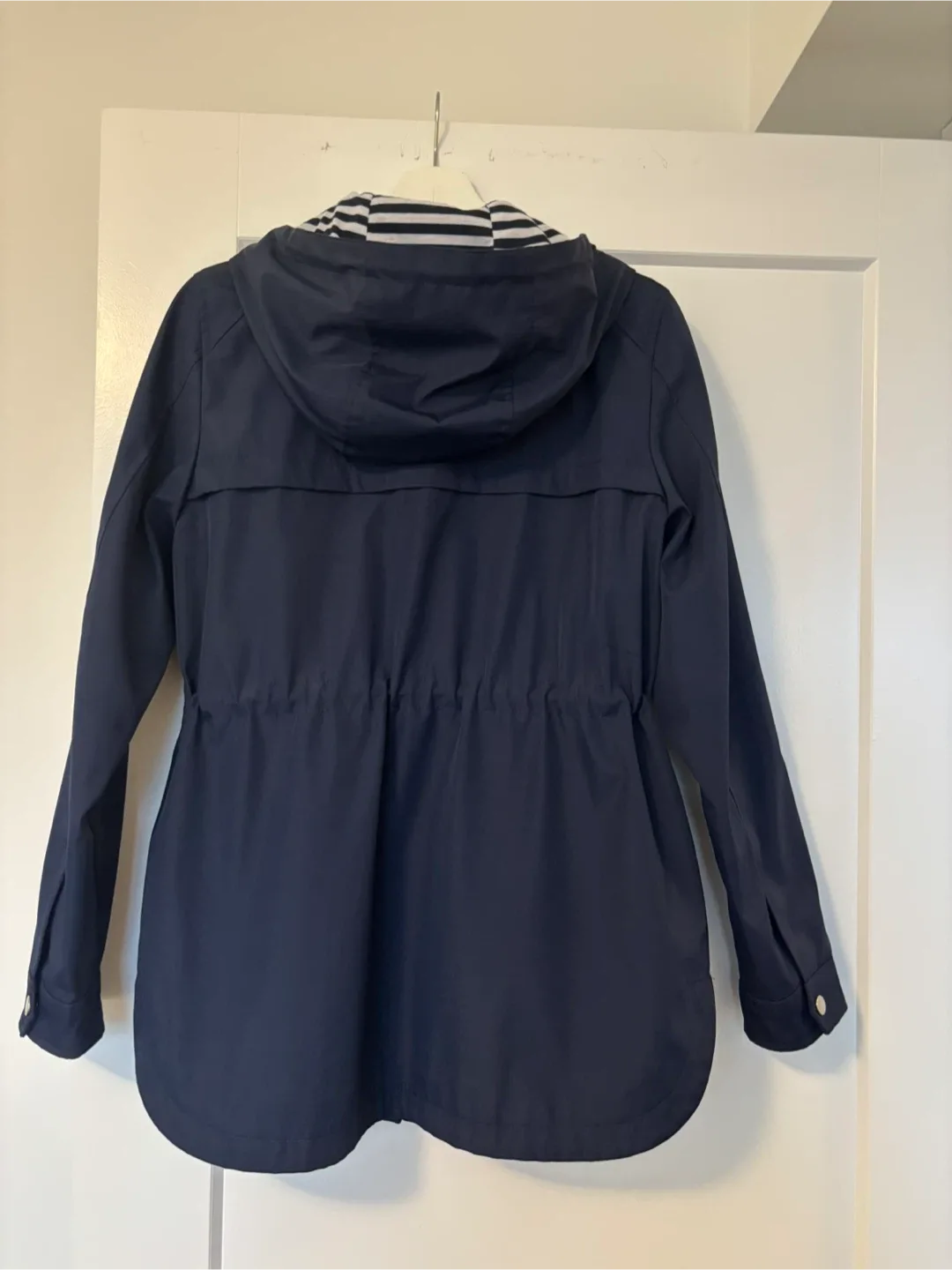 Women’s Weatherproof Navy Hooded Jacket (Size S) image indicator(6)