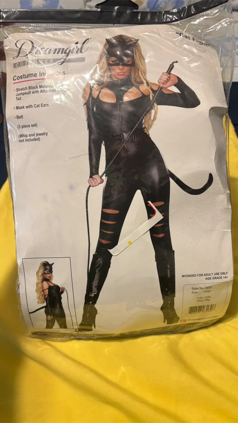 Dreamgirl Cat Fighter Costume - Size Large image indicator(2)