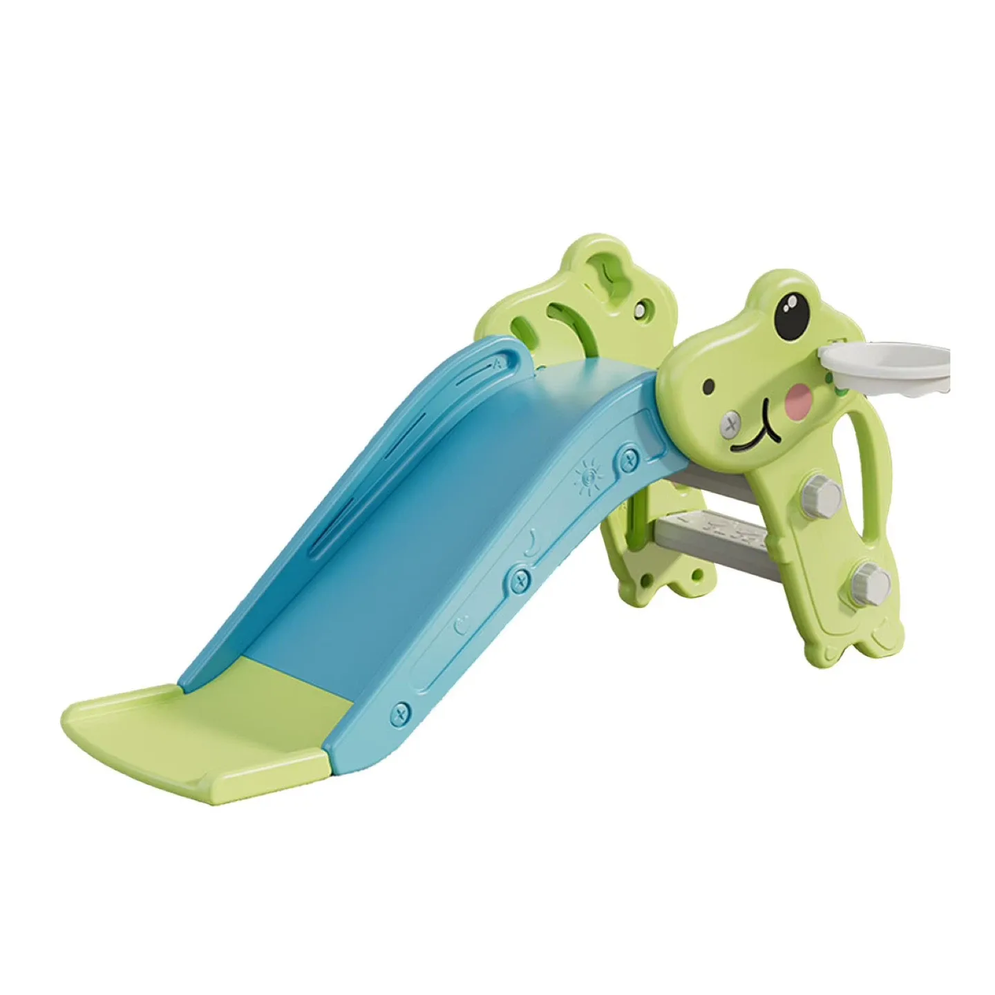 Kids Slide, Toddler Slide Plastic Stable Structure for Gift image indicator(6)