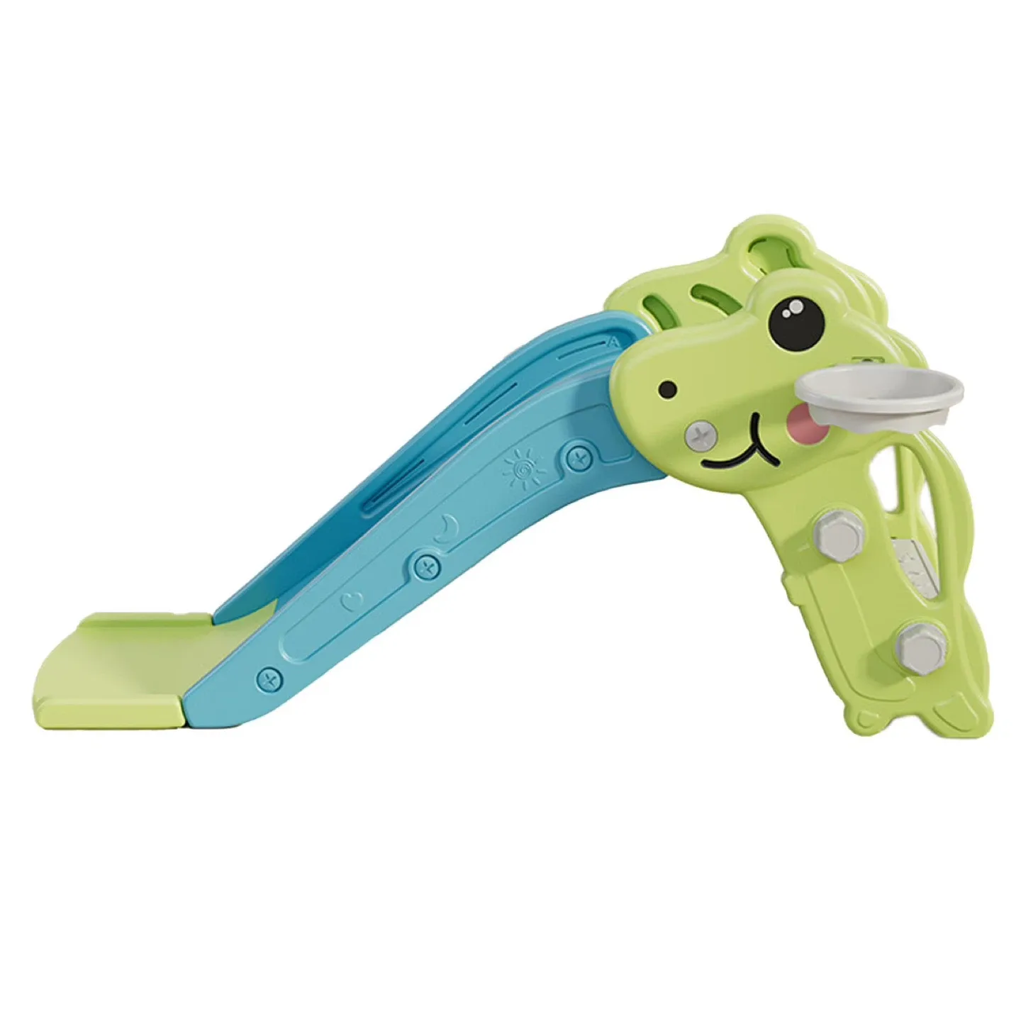 Kids Slide, Toddler Slide Plastic Stable Structure for Gift image indicator(3)