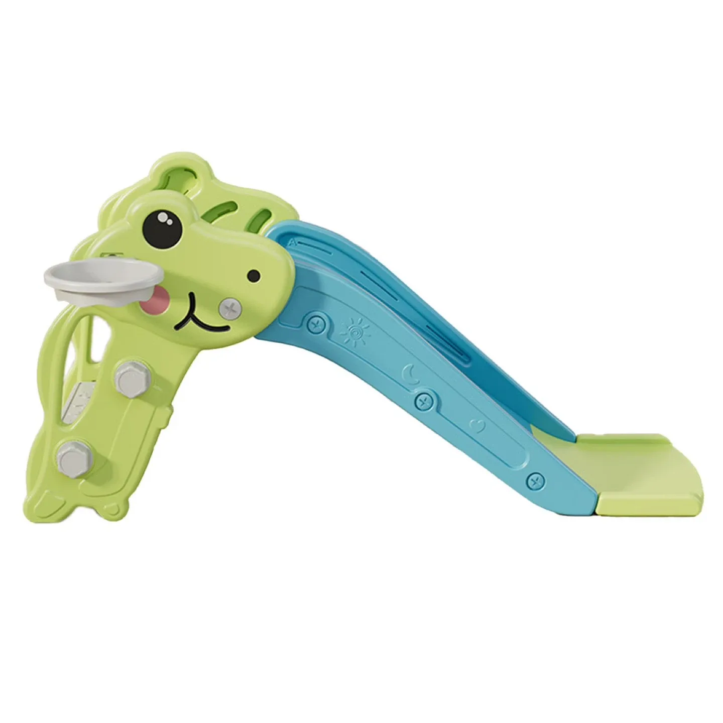 Kids Slide, Toddler Slide Plastic Stable Structure for Gift image indicator(4)